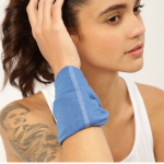 Women Blue Solid Bamboo Anti-Microbial Multipurpose Headband